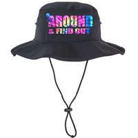 Vintaeg F Around And Find Out Tie Dye Lover Gift Bucket Hat