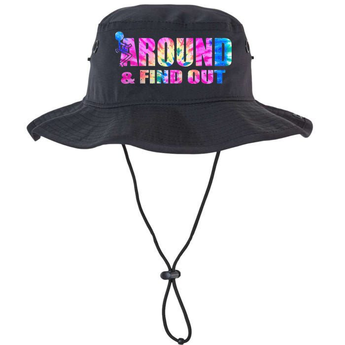 Vintaeg F Around And Find Out Tie Dye Lover Gift Bucket Hat