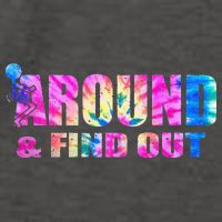 Vintaeg F Around And Find Out Tie Dye Lover Gift Vector Backpack