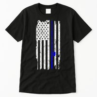 Vintage Fishing American Flag Gift Tall T-Shirt