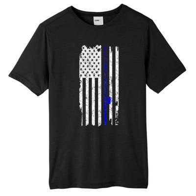 Vintage Fishing American Flag Gift Tall Fusion ChromaSoft Performance T-Shirt