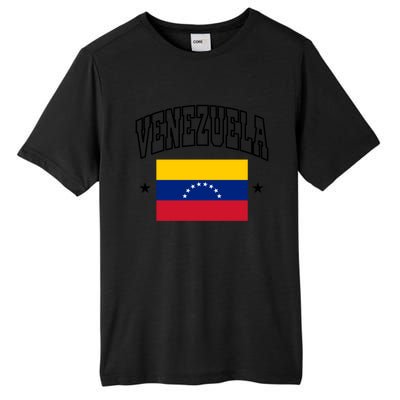 Venezuela Flag Athletic Souvenir Gift Tall Fusion ChromaSoft Performance T-Shirt