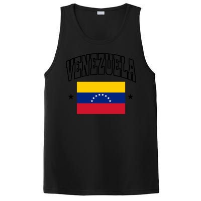 Venezuela Flag Athletic Souvenir Gift PosiCharge Competitor Tank