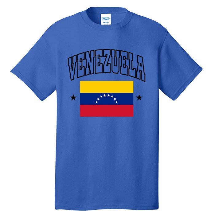 Venezuela Flag Athletic Souvenir Gift Tall T-Shirt