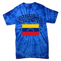 Venezuela Flag Athletic Souvenir Gift Tie-Dye T-Shirt