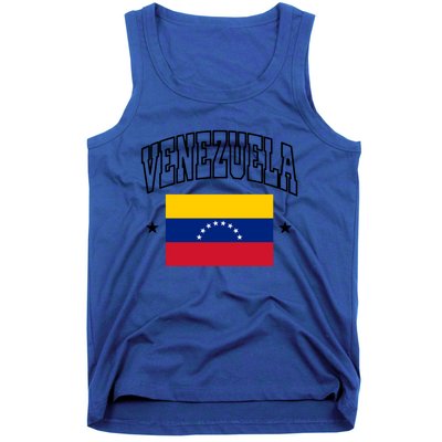 Venezuela Flag Athletic Souvenir Gift Tank Top