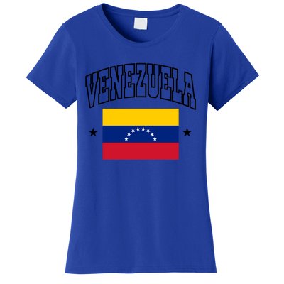 Venezuela Flag Athletic Souvenir Gift Women's T-Shirt