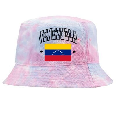 Venezuela Flag Athletic Souvenir Gift Tie-Dyed Bucket Hat