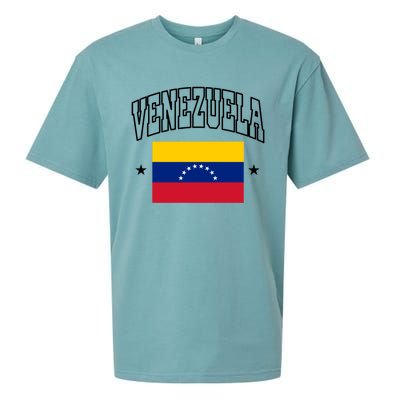 Venezuela Flag Athletic Souvenir Gift Sueded Cloud Jersey T-Shirt