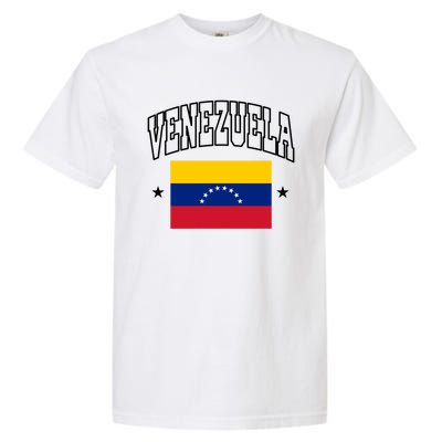 Venezuela Flag Athletic Souvenir Gift Garment-Dyed Heavyweight T-Shirt