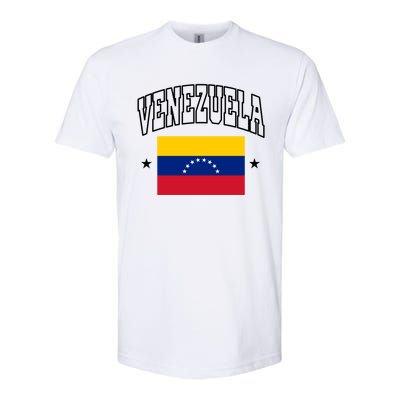 Venezuela Flag Athletic Souvenir Gift Softstyle® CVC T-Shirt