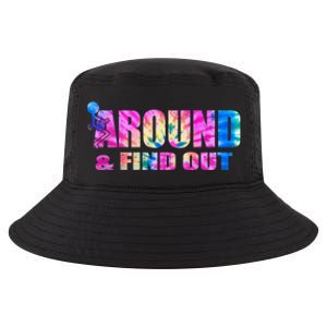 Vintaeg F Around And Find Out Tie Dye Lover Gift Cool Comfort Performance Bucket Hat