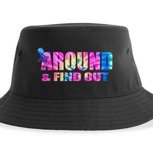 Vintaeg F Around And Find Out Tie Dye Lover Gift Sustainable Bucket Hat