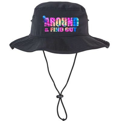 Vintaeg F Around And Find Out Tie Dye Lover Gift Bucket Hat