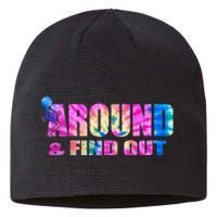 Vintaeg F Around And Find Out Tie Dye Lover Gift Sustainable Beanie