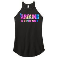 Vintaeg F Around And Find Out Tie Dye Lover Gift Women's Perfect Tri Rocker Tank