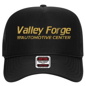 Valley Forge Automotive Distressed Look High Crown Mesh Back Trucker Hat