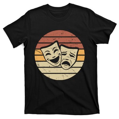 Vintage Face Actor And Actress In Theater T-Shirt