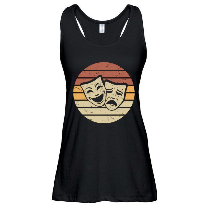 Vintage Face Actor And Actress In Theater Ladies Essential Flowy Tank