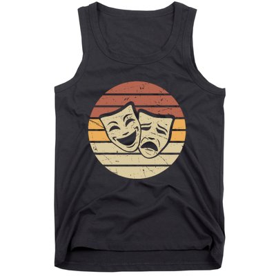 Vintage Face Actor And Actress In Theater Tank Top