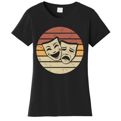 Vintage Face Actor And Actress In Theater Women's T-Shirt