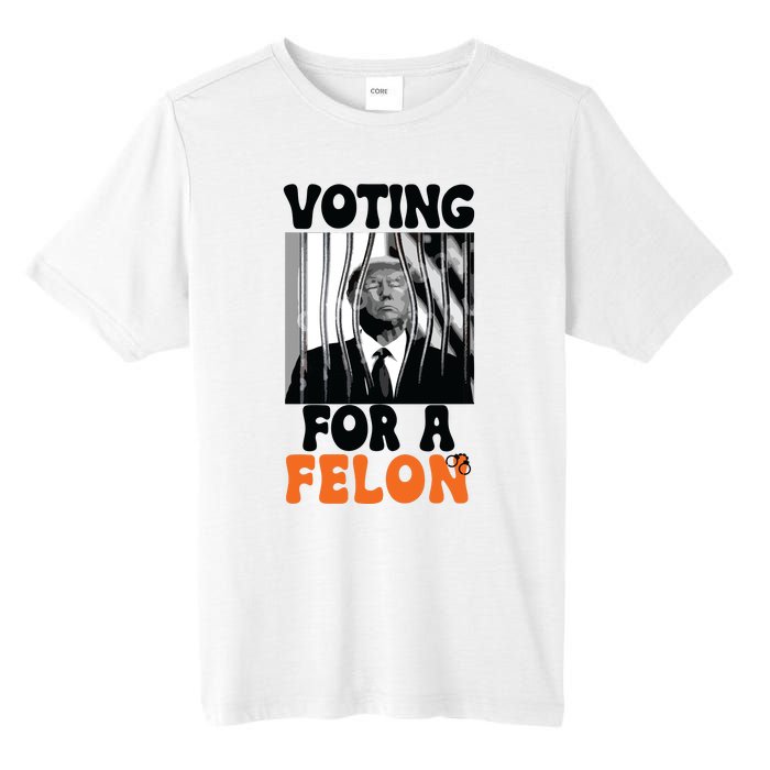 Voting For A Felon Tall Fusion ChromaSoft Performance T-Shirt