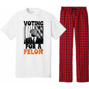 Voting For A Felon Pajama Set