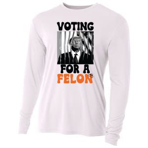 Voting For A Felon Cooling Performance Long Sleeve Crew