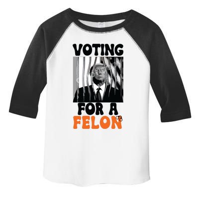 Voting For A Felon Toddler Fine Jersey T-Shirt