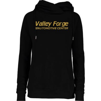 Valley Forge Automotive Distressed Look Womens Funnel Neck Pullover Hood