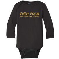 Valley Forge Automotive Distressed Look Baby Long Sleeve Bodysuit