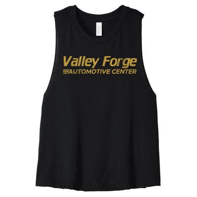 Valley Forge Automotive Distressed Look Women's Racerback Cropped Tank