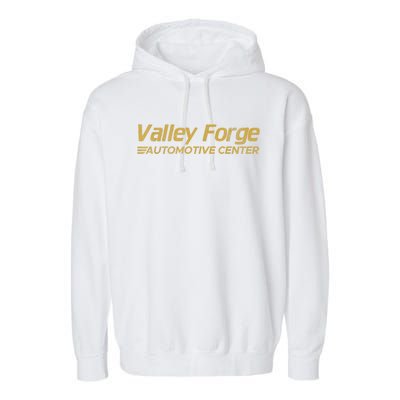 Valley Forge Automotive Distressed Look Garment-Dyed Fleece Hoodie