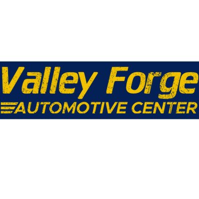 Valley Forge Automotive Distressed Look Bumper Sticker