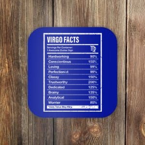 Virgo Facts And Funny Zodiac Gift Coaster