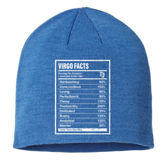 Virgo Facts And Funny Zodiac Gift Sustainable Beanie