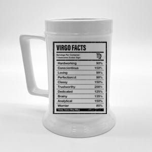 Virgo Facts And Funny Zodiac Gift Beer Stein