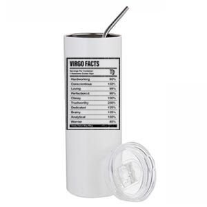 Virgo Facts And Funny Zodiac Gift Stainless Steel Tumbler