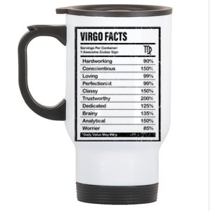 Virgo Facts And Funny Zodiac Gift Stainless Steel Travel Mug