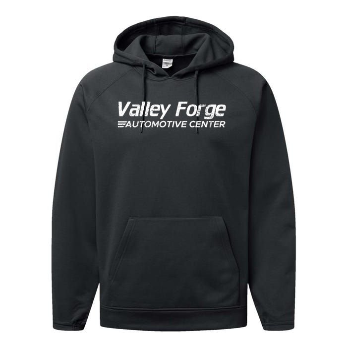 Valley Forge Automotive Distressed Look Performance Fleece Hoodie