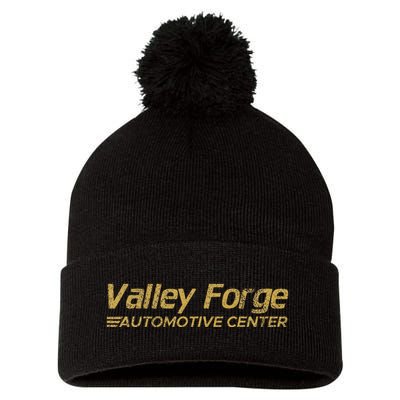 Valley Forge Automotive Distressed Look Pom Pom 12in Knit Beanie