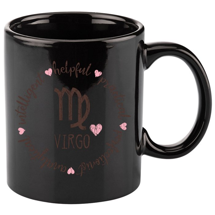 Virgo Facts And Funny Zodiac Sign Gift 11oz C Handle Ceramic Mug