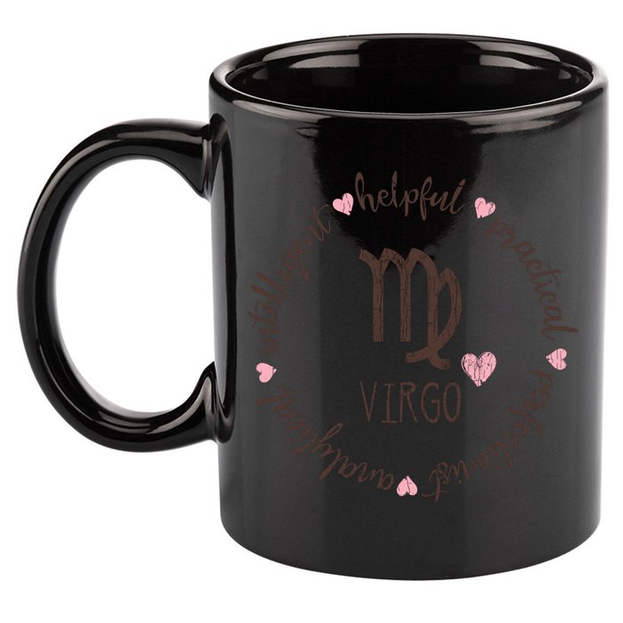 Virgo Facts And Funny Zodiac Sign Gift 11oz C Handle Ceramic Mug