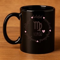 Virgo Facts And Funny Zodiac Sign Gift 11oz C Handle Ceramic Mug