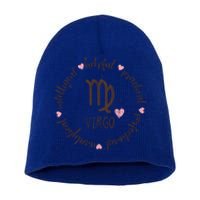 Virgo Facts And Funny Zodiac Sign Gift Short Acrylic Beanie