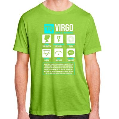 Virgo Facts Astrology Horoscope Astrological Zodiac Sign Funny Gift Adult ChromaSoft Performance T-Shirt