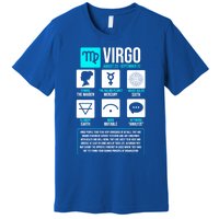 Virgo Facts Astrology Horoscope Astrological Zodiac Sign Funny Gift Premium T-Shirt