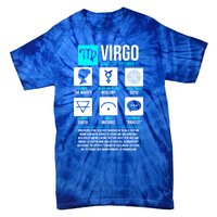 Virgo Facts Astrology Horoscope Astrological Zodiac Sign Funny Gift Tie-Dye T-Shirt