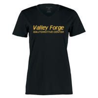 Valley Forge Automotive Funny Women's Momentum V-Neck T-Shirt