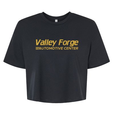 Valley Forge Automotive Funny Bella+Canvas Jersey Crop Tee